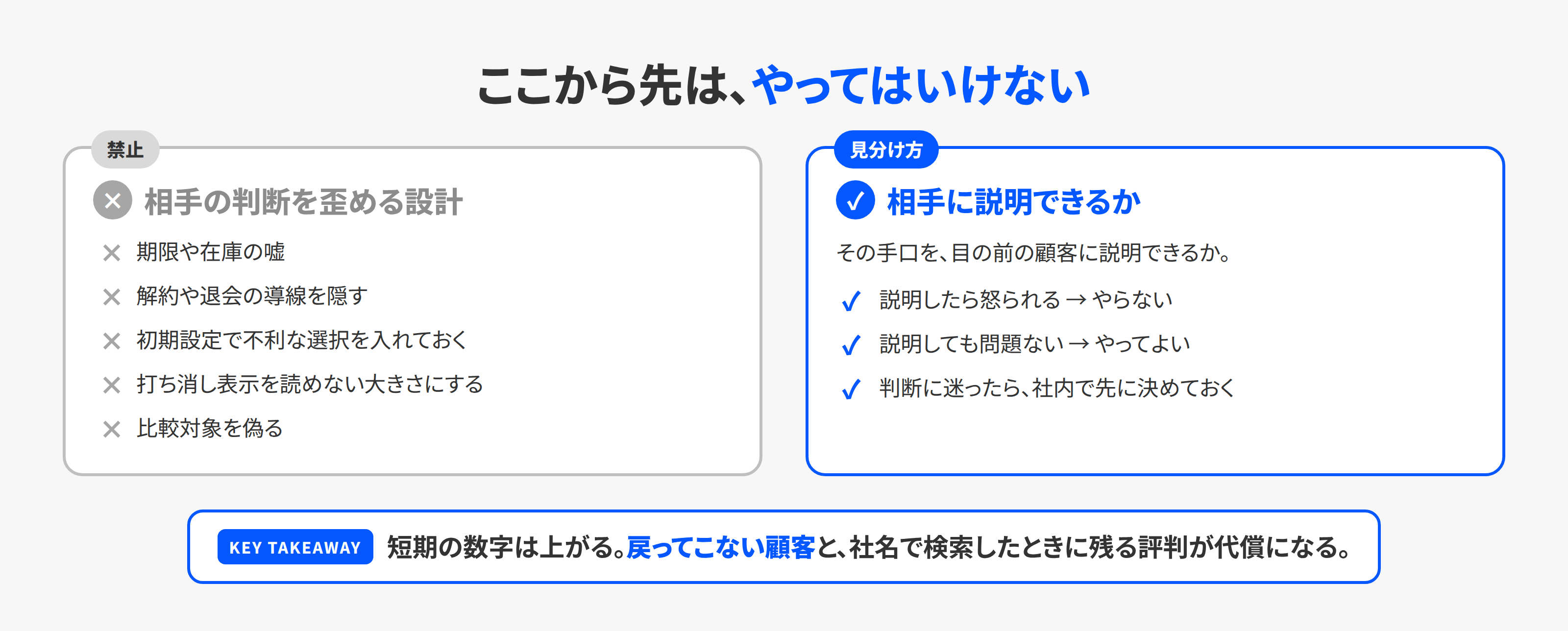 やってはいけない設計と、その見分け方