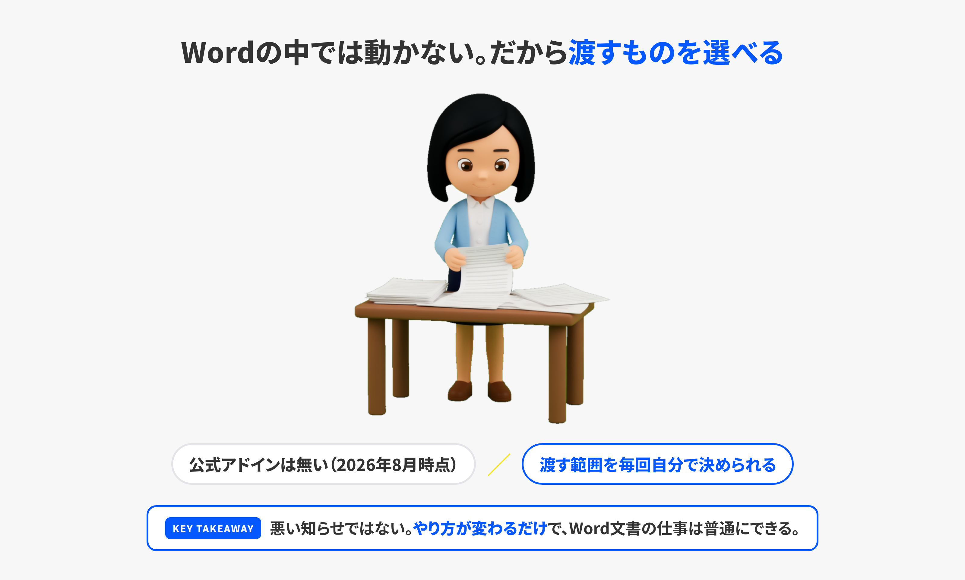 渡す情報を自分で選べることを表したイラスト