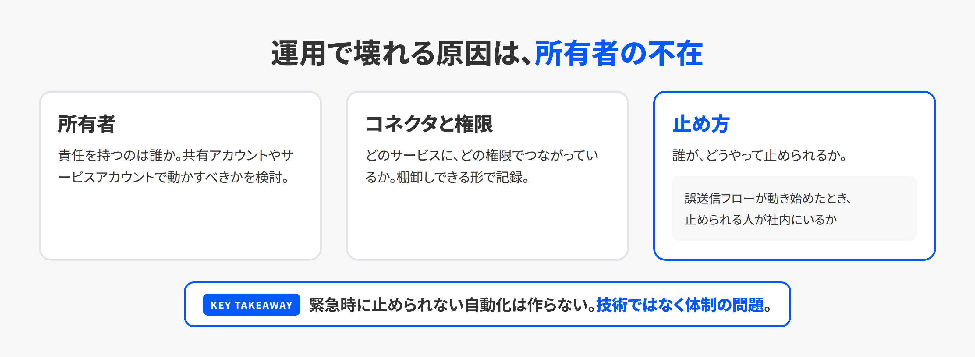フローの設計段階で決める3つのこと